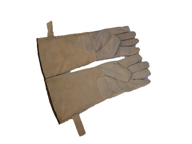 Heat Resistant Leather BBQ Camping Cooking Gloves